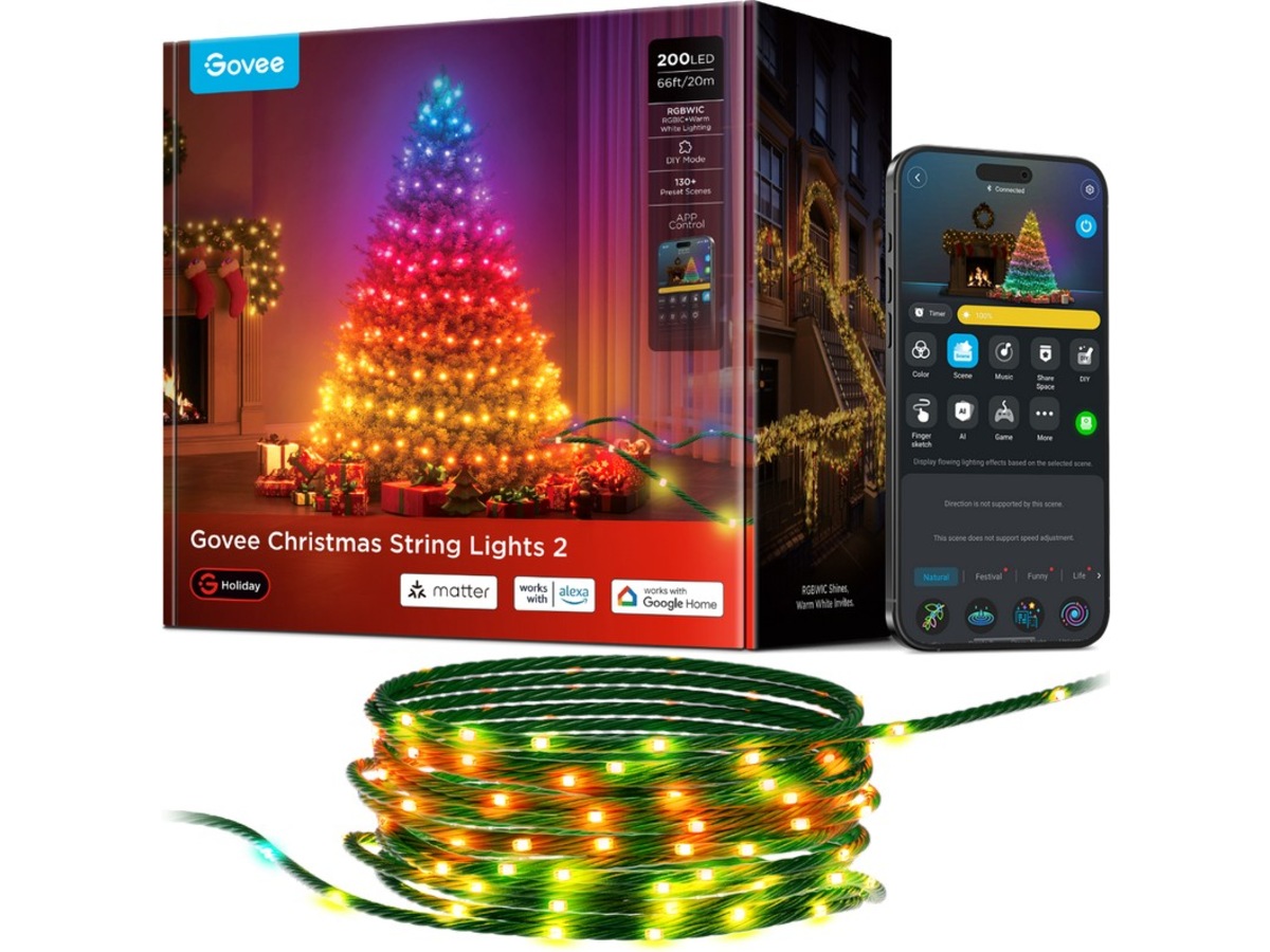 Govee Christmas String Lights 2 20M Led strips & underhållning
