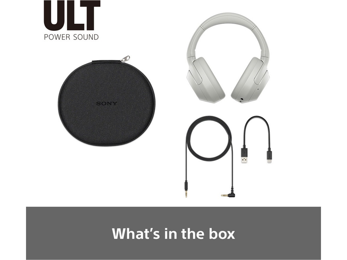 Sony ULT WEAR trådlösa hörlurar Over-Ear med mic (vit) Hörlurar