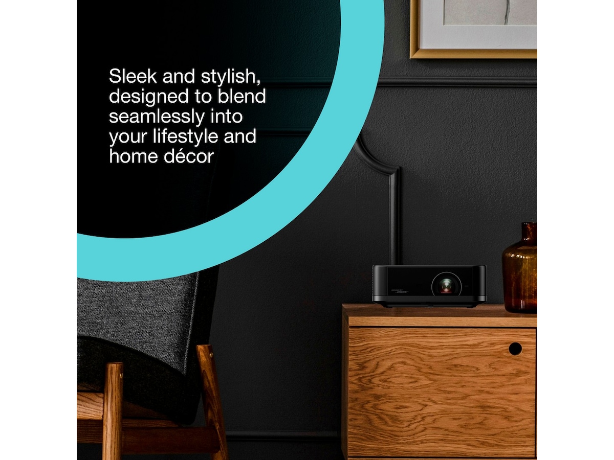 Epson Lifestudio Pop EF-62B 4K bärbar projektor (svart) Projektorer