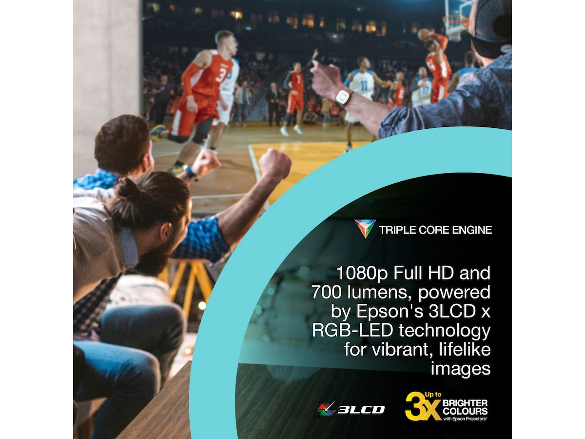 Epson Lifestudio Pop EF-61G bärbar 3LCD-projektor (grön) Projektorer