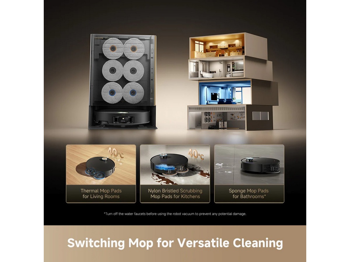 Dreame matrix 10 Ultra Robotstøvsuger (sort) Robotdammsugare