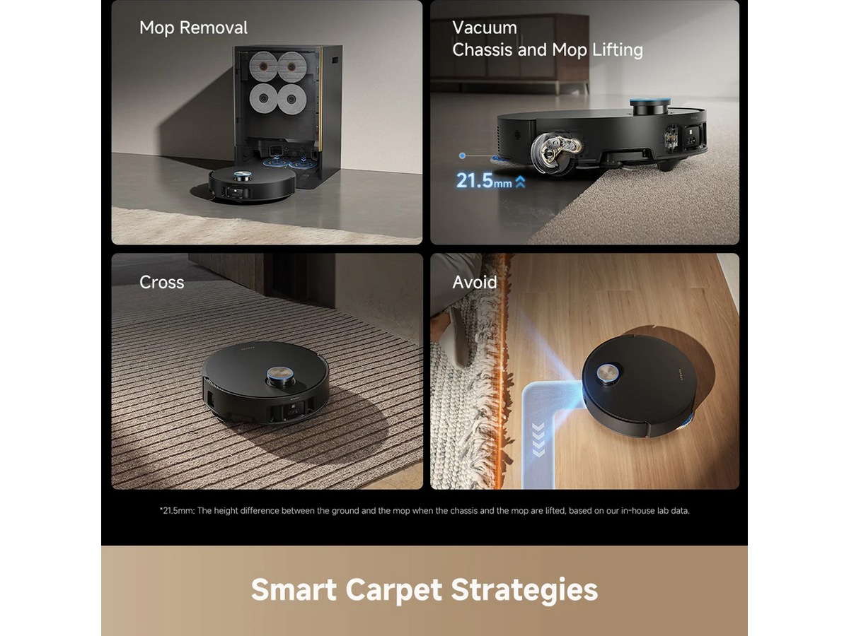 Dreame matrix 10 Ultra Robotstøvsuger (sort) Robotdammsugare