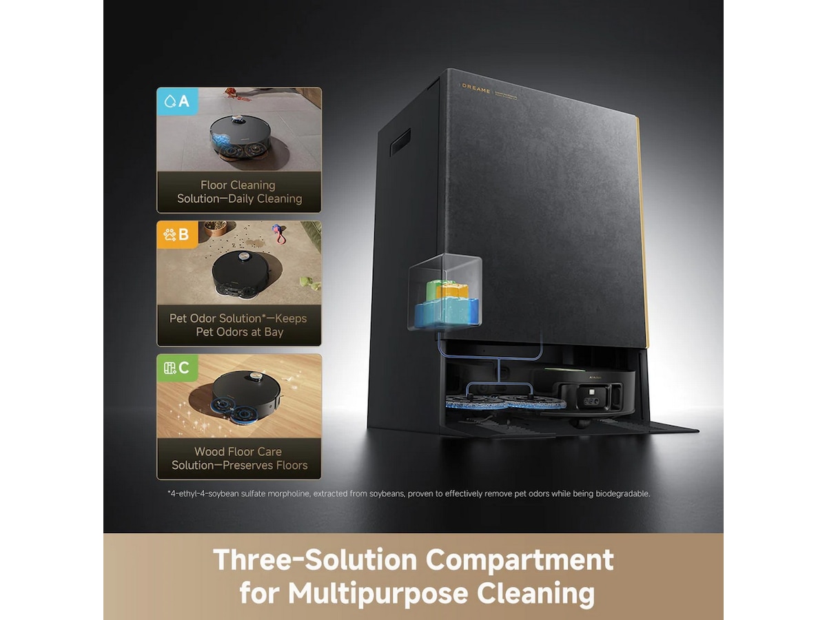 Dreame matrix 10 Ultra Robotstøvsuger (sort) Robotdammsugare