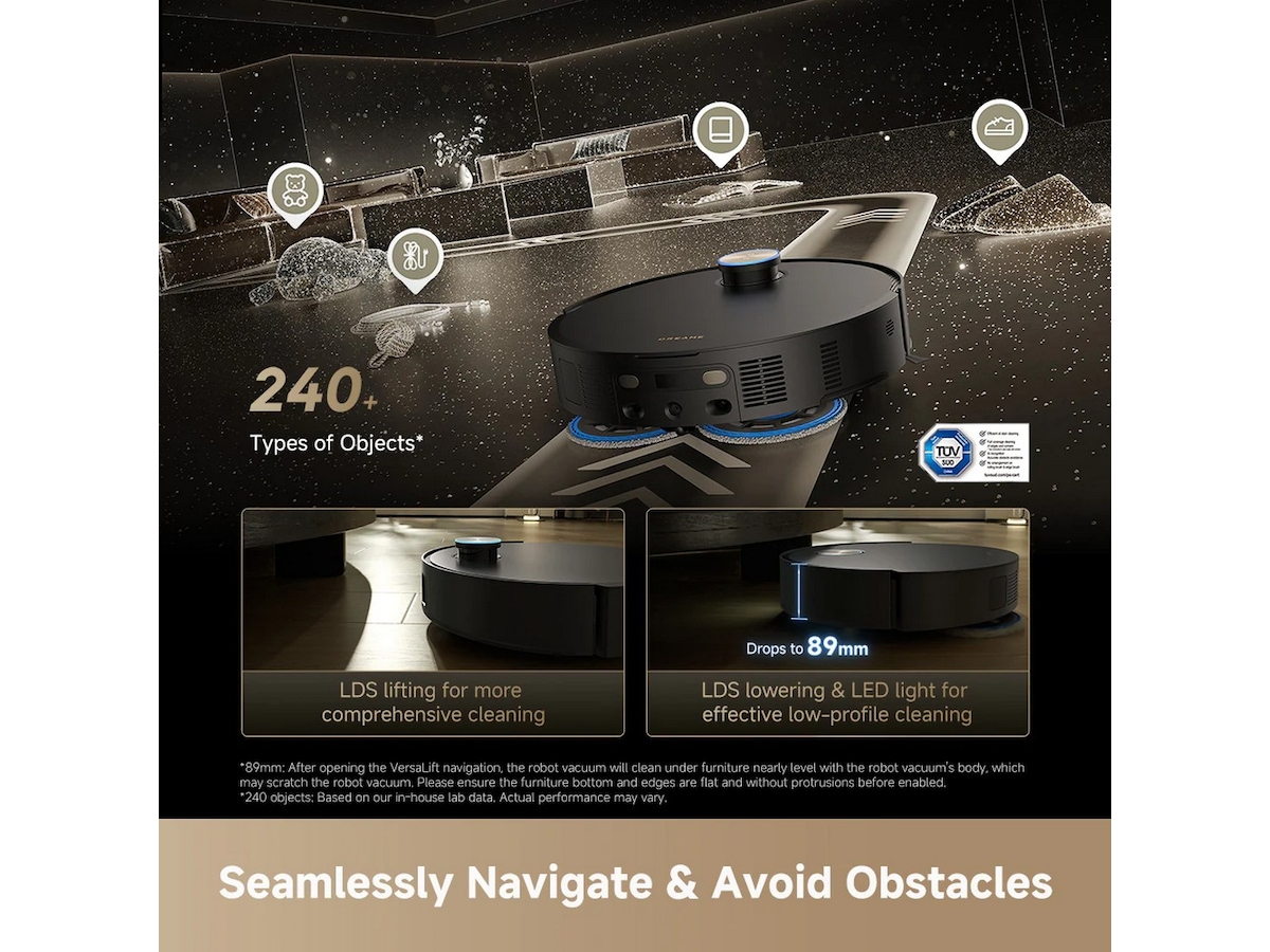 Dreame matrix 10 Ultra Robotstøvsuger (sort) Robotdammsugare