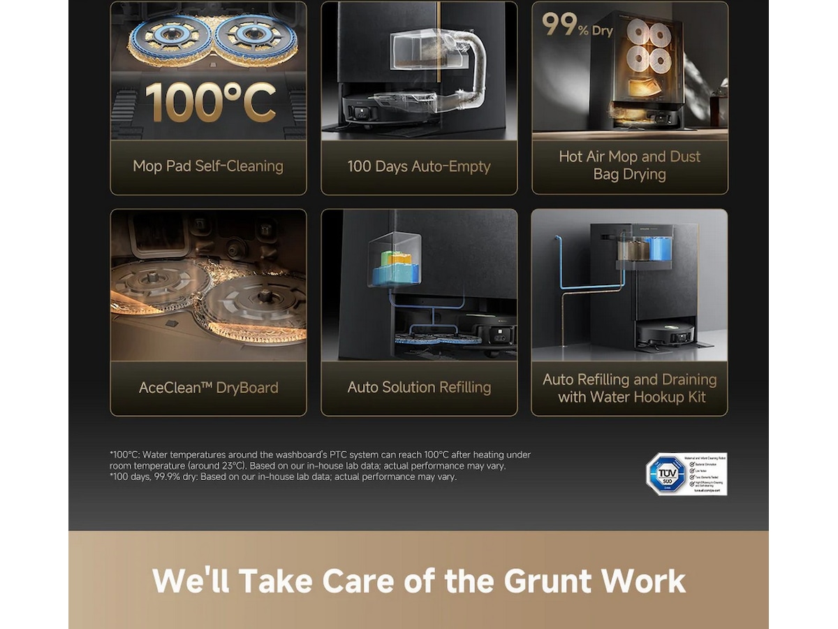 Dreame matrix 10 Ultra Robotstøvsuger (sort) Robotdammsugare