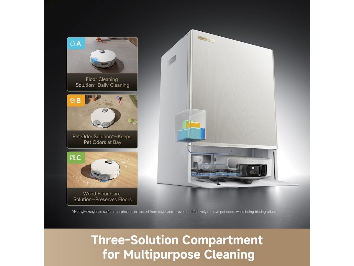 Dreame matrix 10 Ultra Robotstøvsuger (hvid) Robotdammsugare