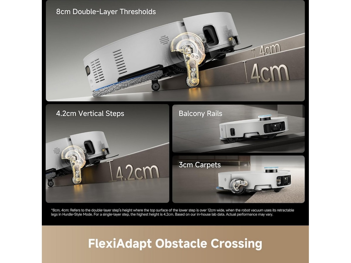 Dreame matrix 10 Ultra Robotstøvsuger (hvid) Robotdammsugare