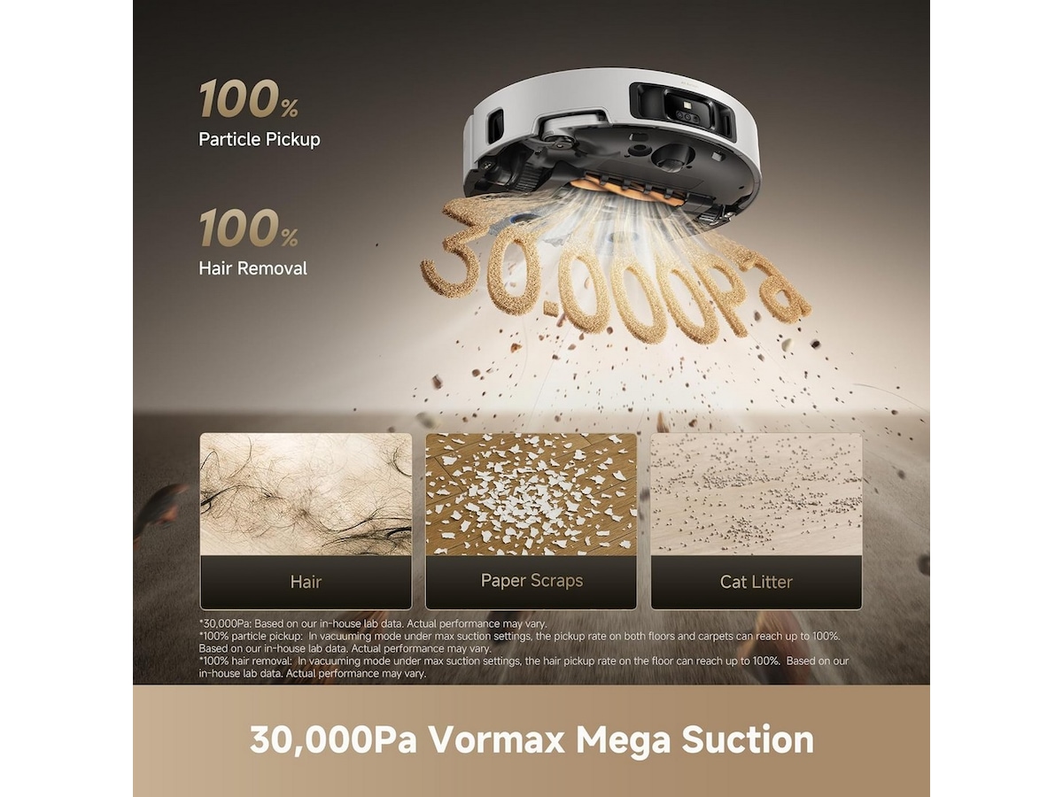 Dreame matrix 10 Ultra Robotstøvsuger (hvid) Robotdammsugare