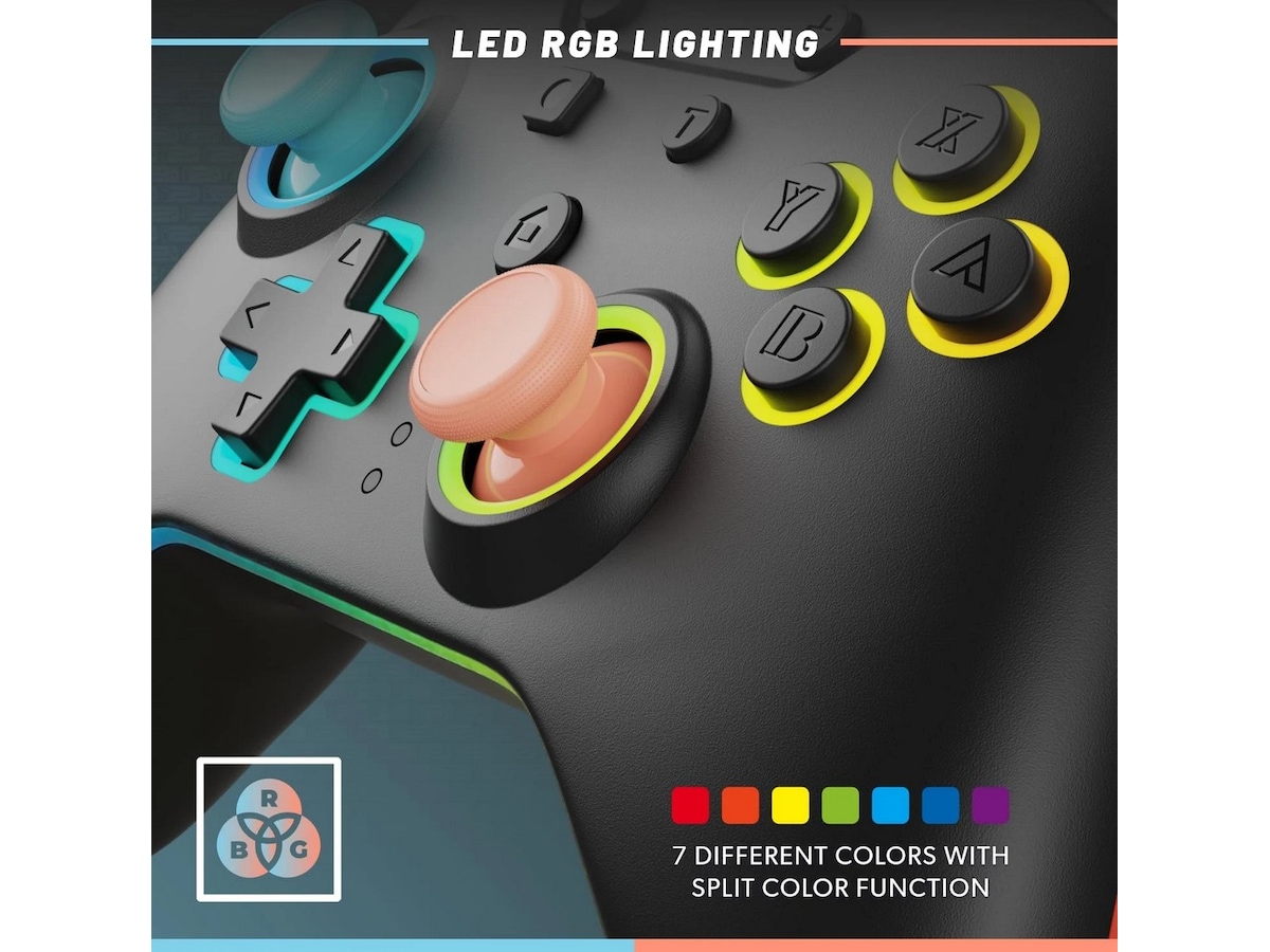 Hyperkin Armor 3 NuRival NSW2 trådlös handkontroll (svart) Tillbehör till spelkonsoler