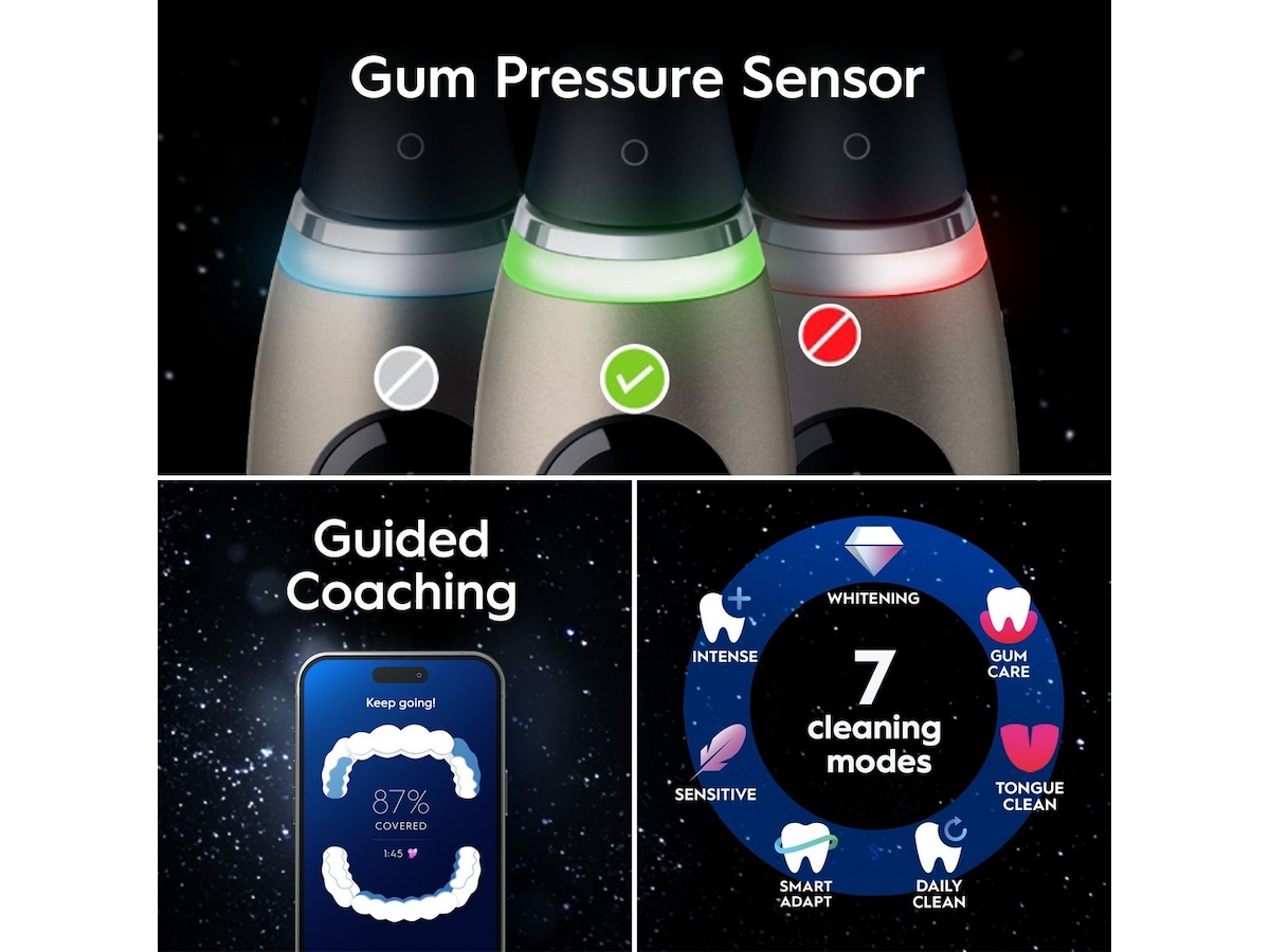 Oral-B iO10 Eltandborste (Lunar Gold) Eltandborste