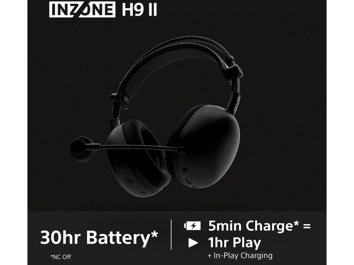 Sony INZONE H9 II Trådløst Støjreducerende Headset (hvid) Gamingheadset