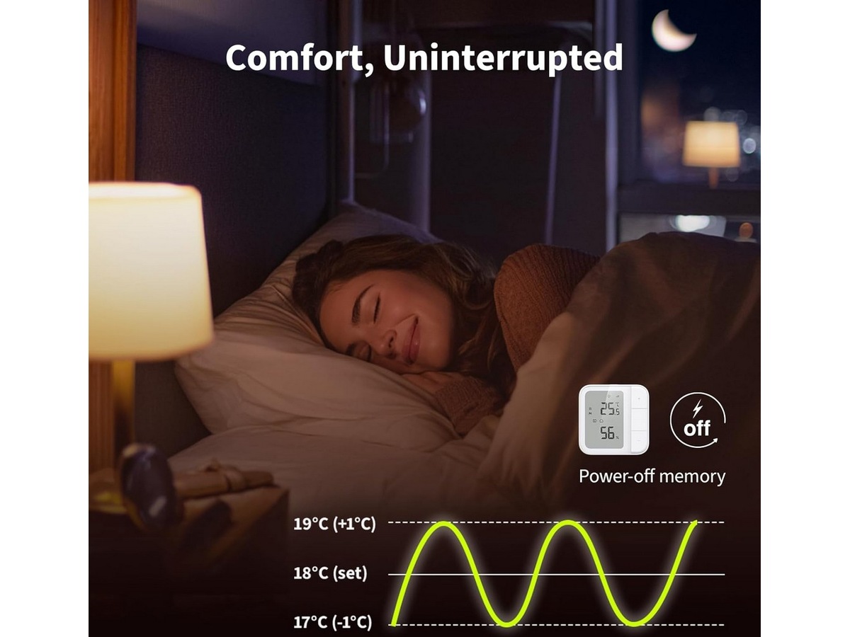 Aqara Gulvvarme Termostat W500 Tillbehör till värme