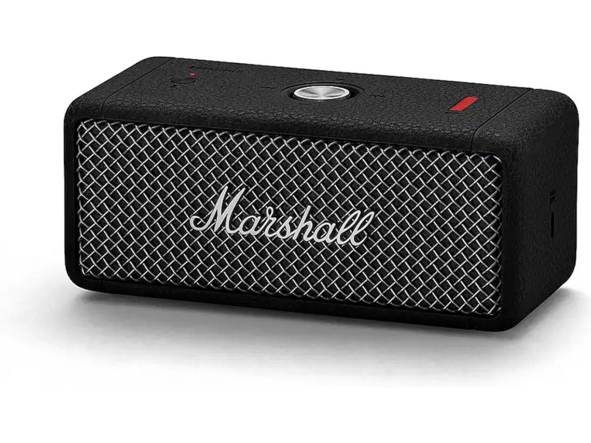 Marshall Emberton II Trådløs bluetooth-højttaler (sort & stål) Trådlös / Bluetooth högtalare