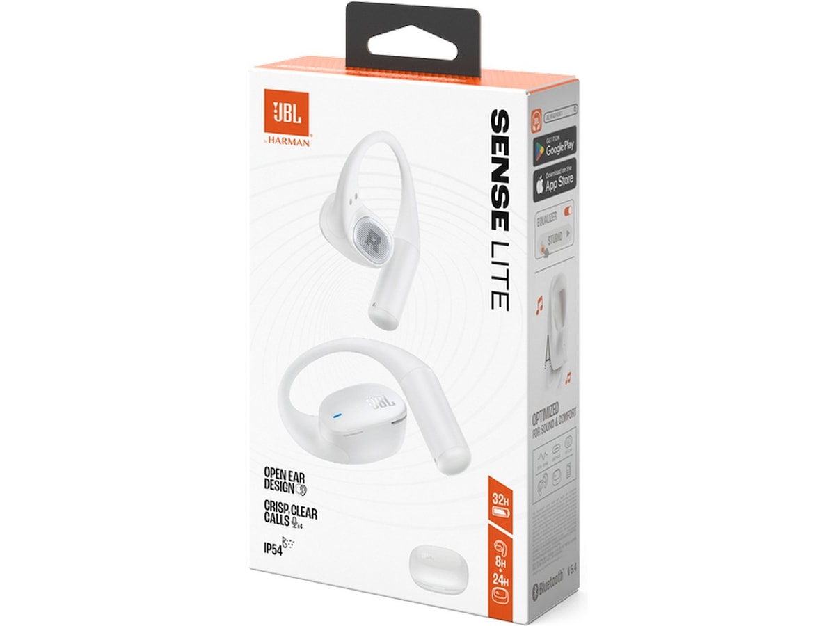 JBL Sense Lite Trådløse Ørepropper, Open-ear (hvid) In-ear hörlurar