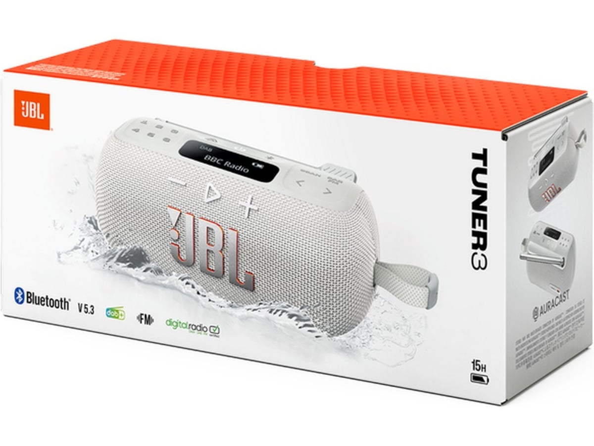 JBL Tuner 3 bärbar DAB/FM-radiospelare Radio & musikspelare
