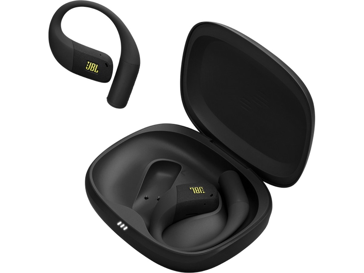 JBL Endurance Zone Trådlösa öronproppar, Open Ear (svart/lime) In-ear hörlurar
