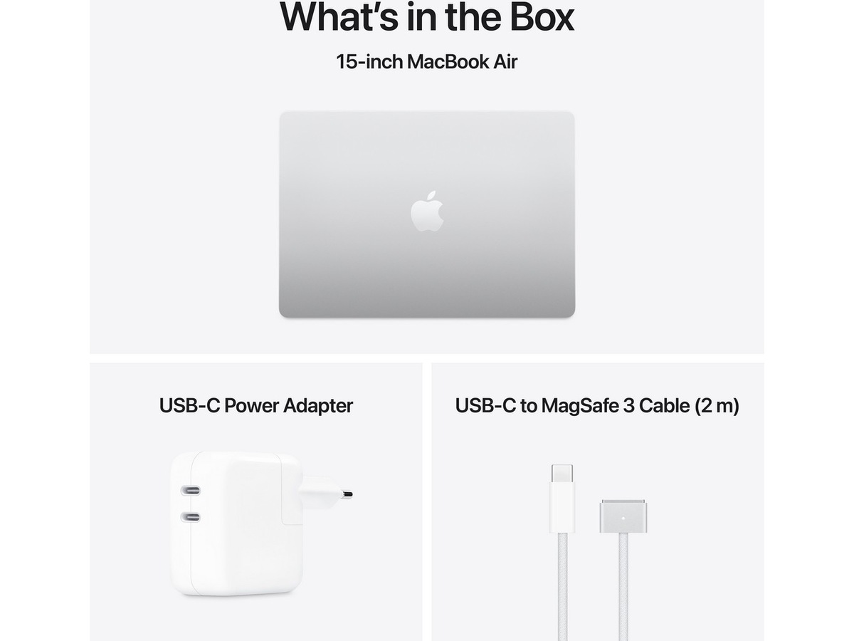 MacBook Air 15" M4 (2025) 1TB (silver) Datorer - Bärbara / laptop