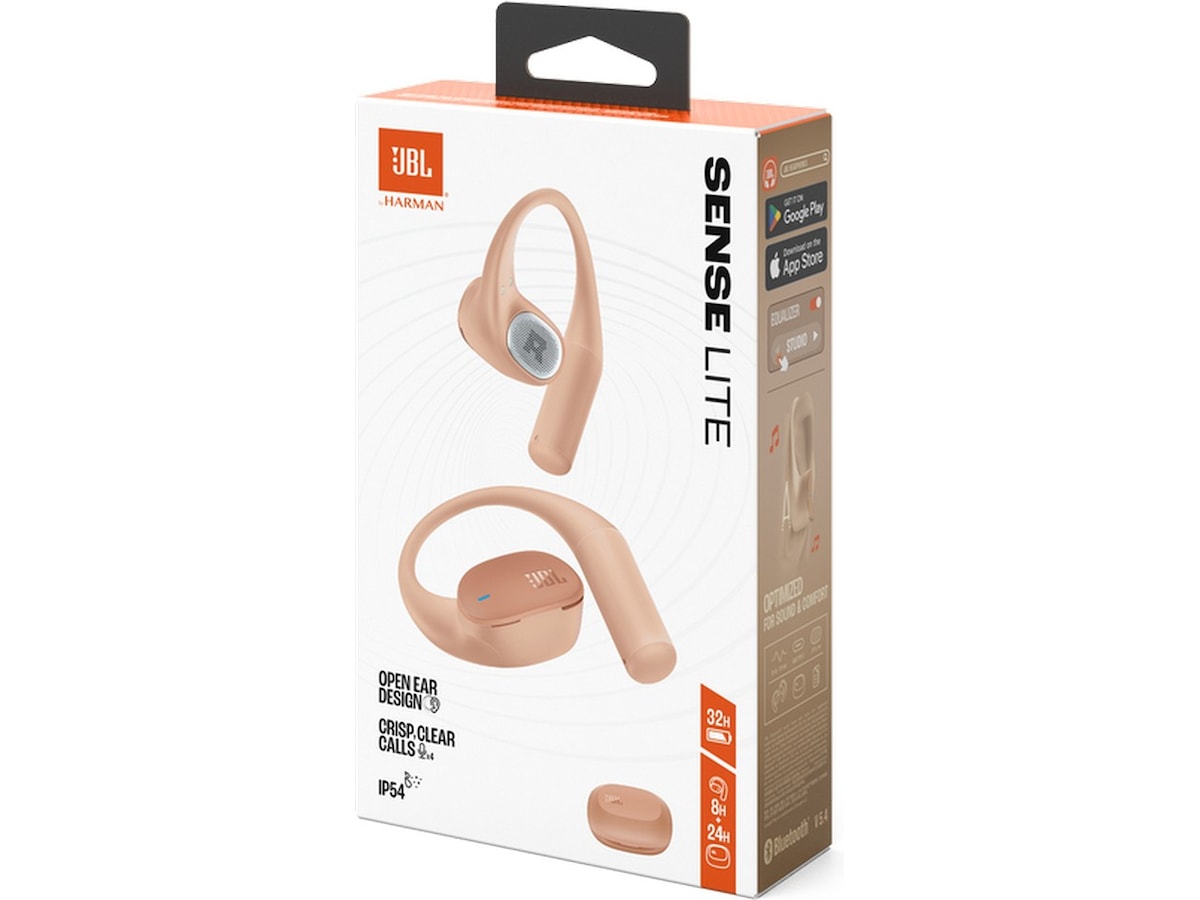JBL Sense Lite Trådløse Ørepropper, Open-ear (beige) In-ear hörlurar