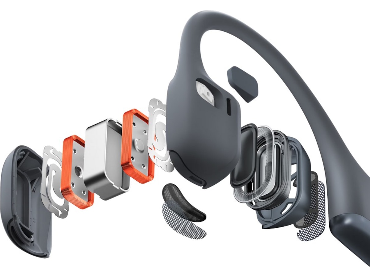 SHOKZ OpenRun Pro2 trådlösa hörlurar, open-ear (sort) Hörlurar