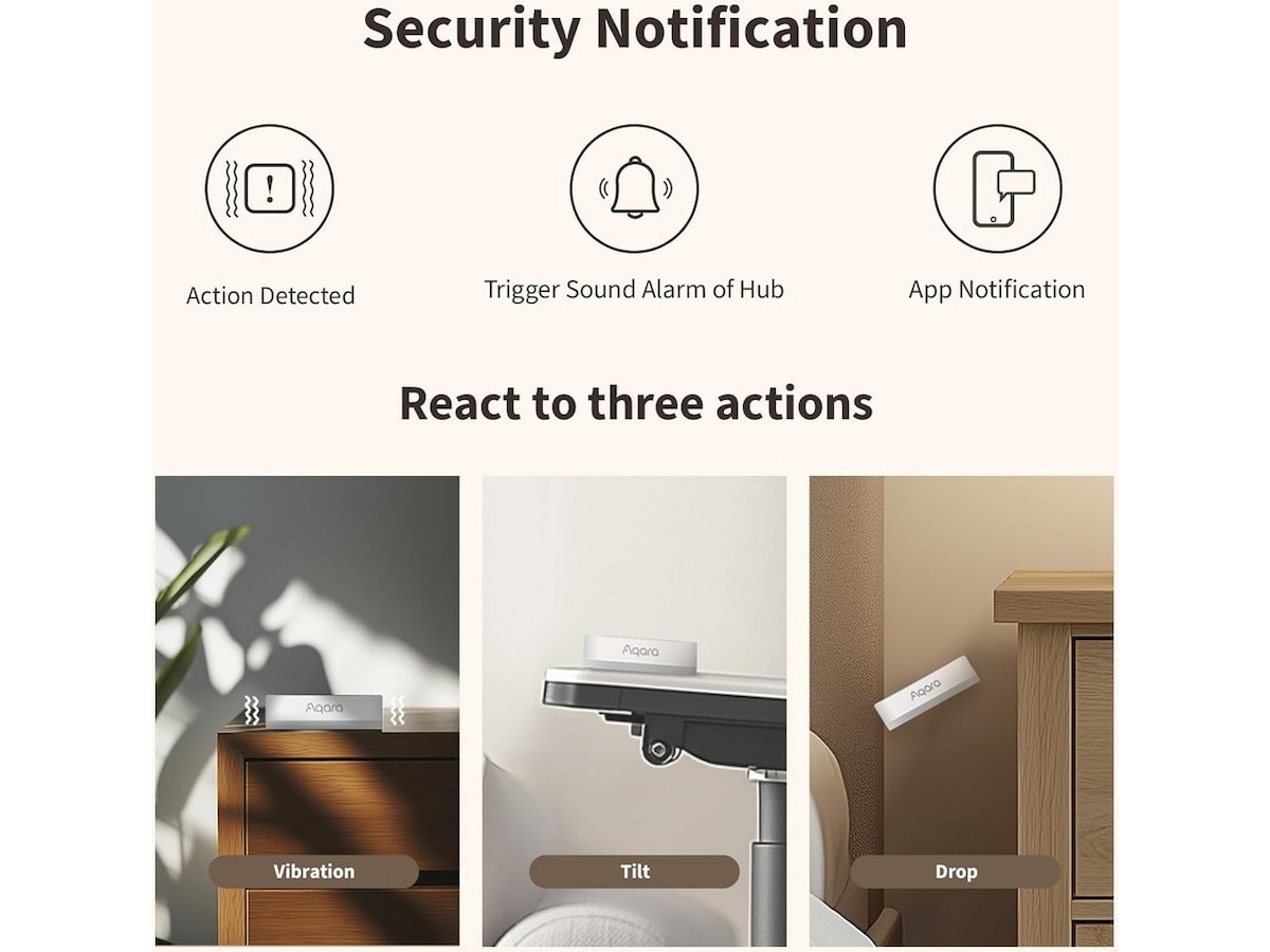 Aqara Vibrationssensor T1 Sensorer