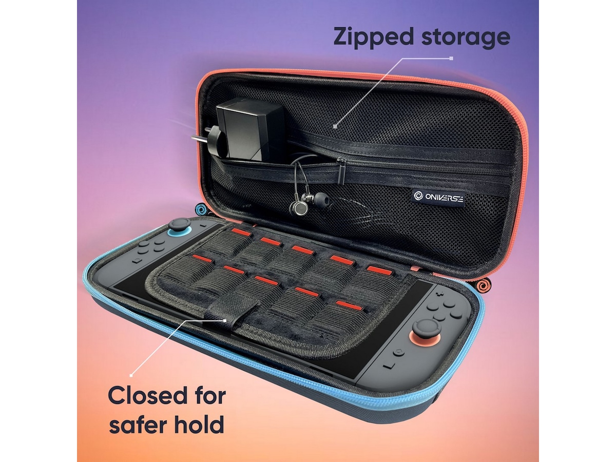 Oniverse Nintendo Switch 2 bärväska (grå) Tillbehör till spelkonsoler