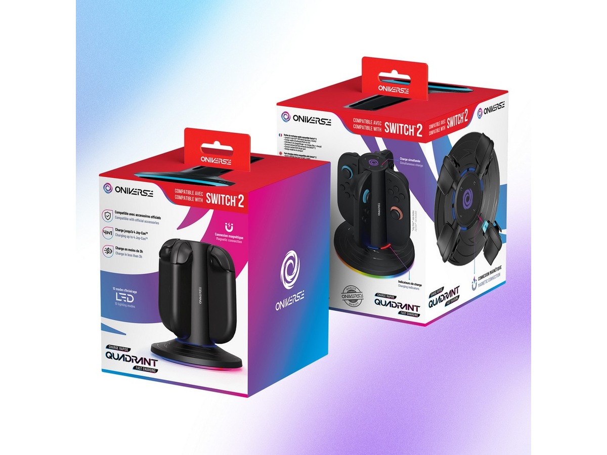 Oniverse Nintendo Switch 2 4 Joy-con laddningsdocka Tillbehör till spelkonsoler