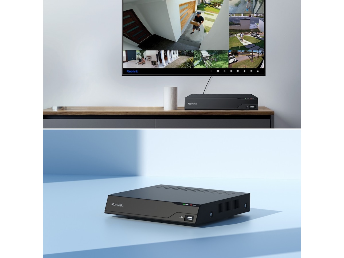 Reolink NVS8 8-Channel NVR + 2TB HDD Övervakningskamera