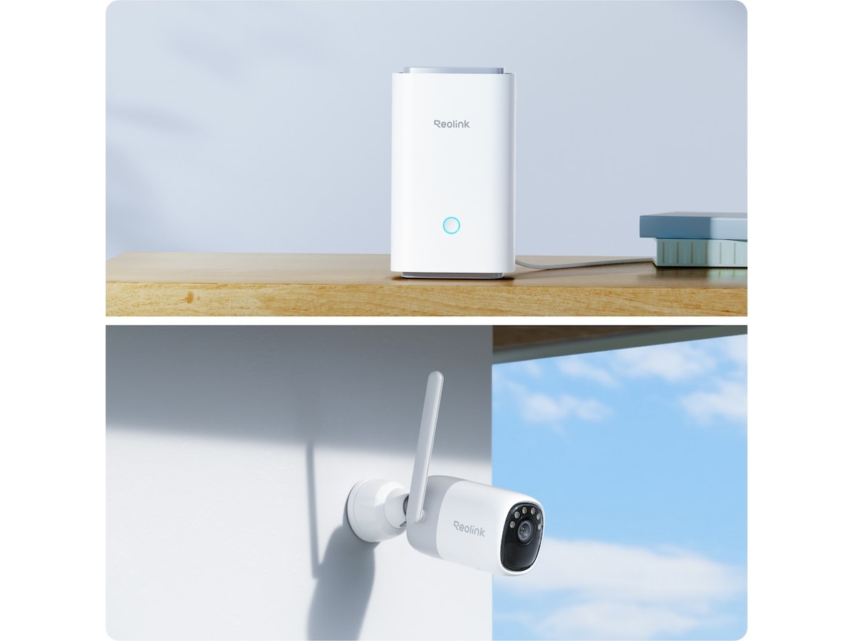 Reolink Home Hub med 2X Altas-kamera Övervakningskamera