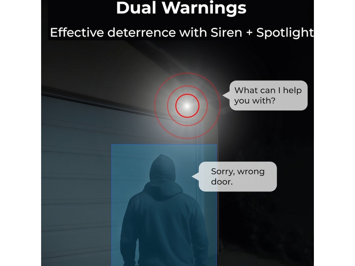 Reolink Home Hub med 2X Altas-kamera Övervakningskamera