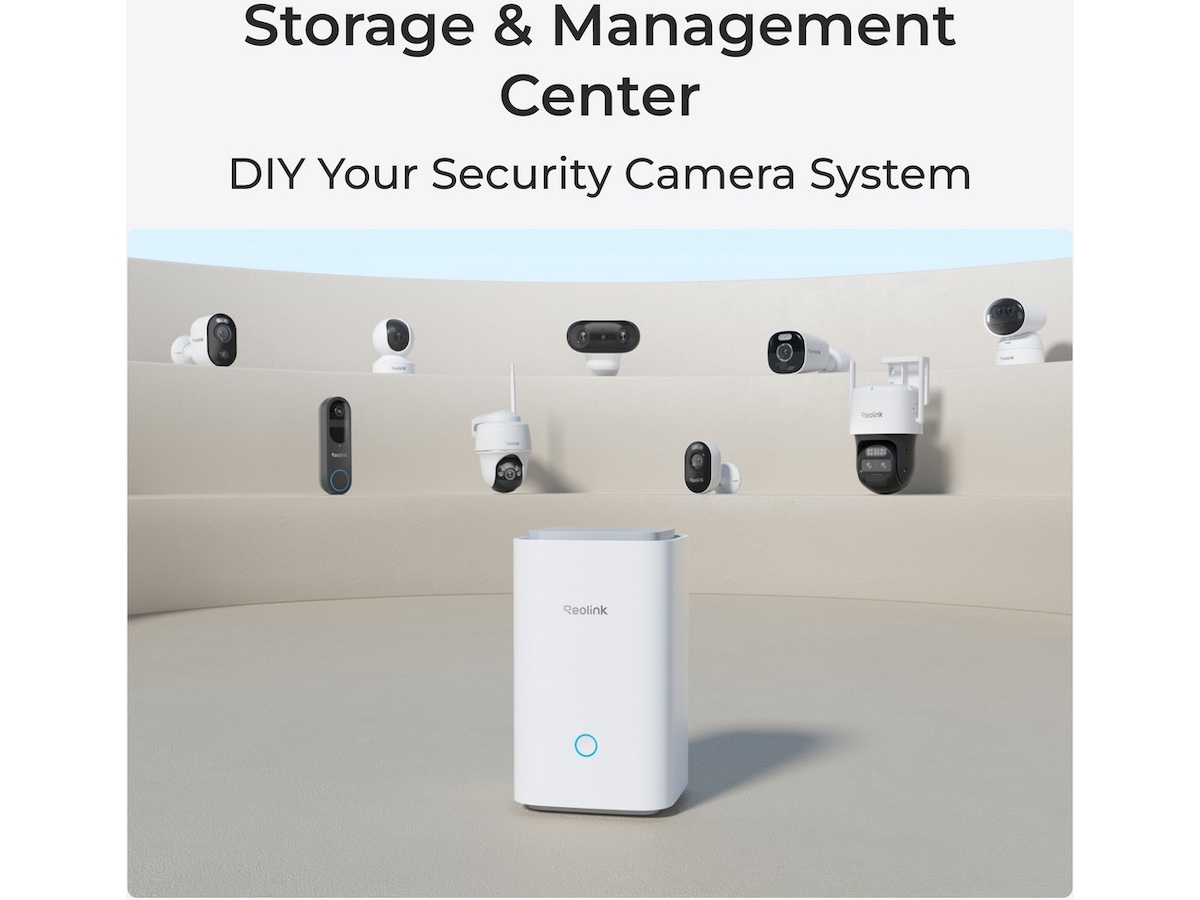 Reolink Home Hub med 2X Altas-kamera Övervakningskamera