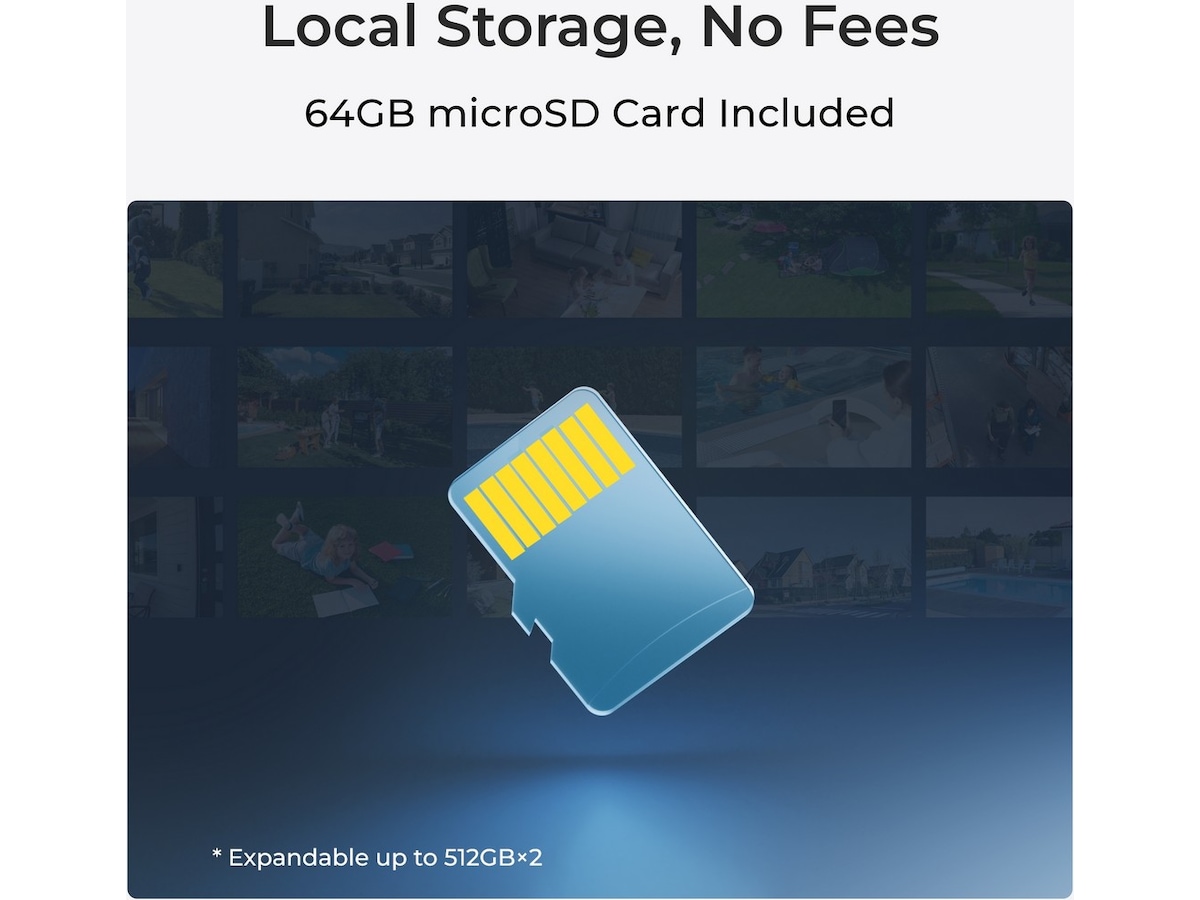 Reolink Home Hub med 2X Altas-kamera Övervakningskamera