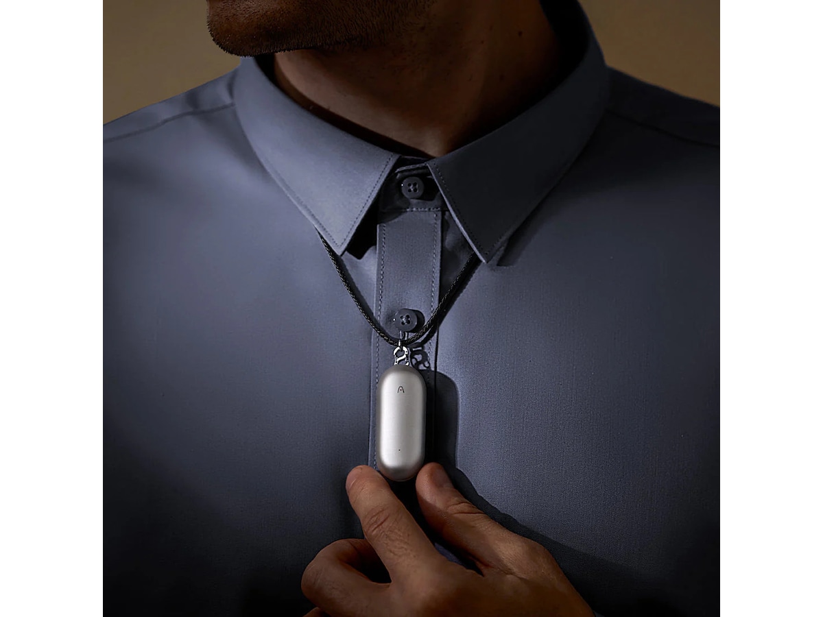 PLAUD NotePin Smart bärbar AI-inspelare (silver) Väggfäste & tillbehör ljud