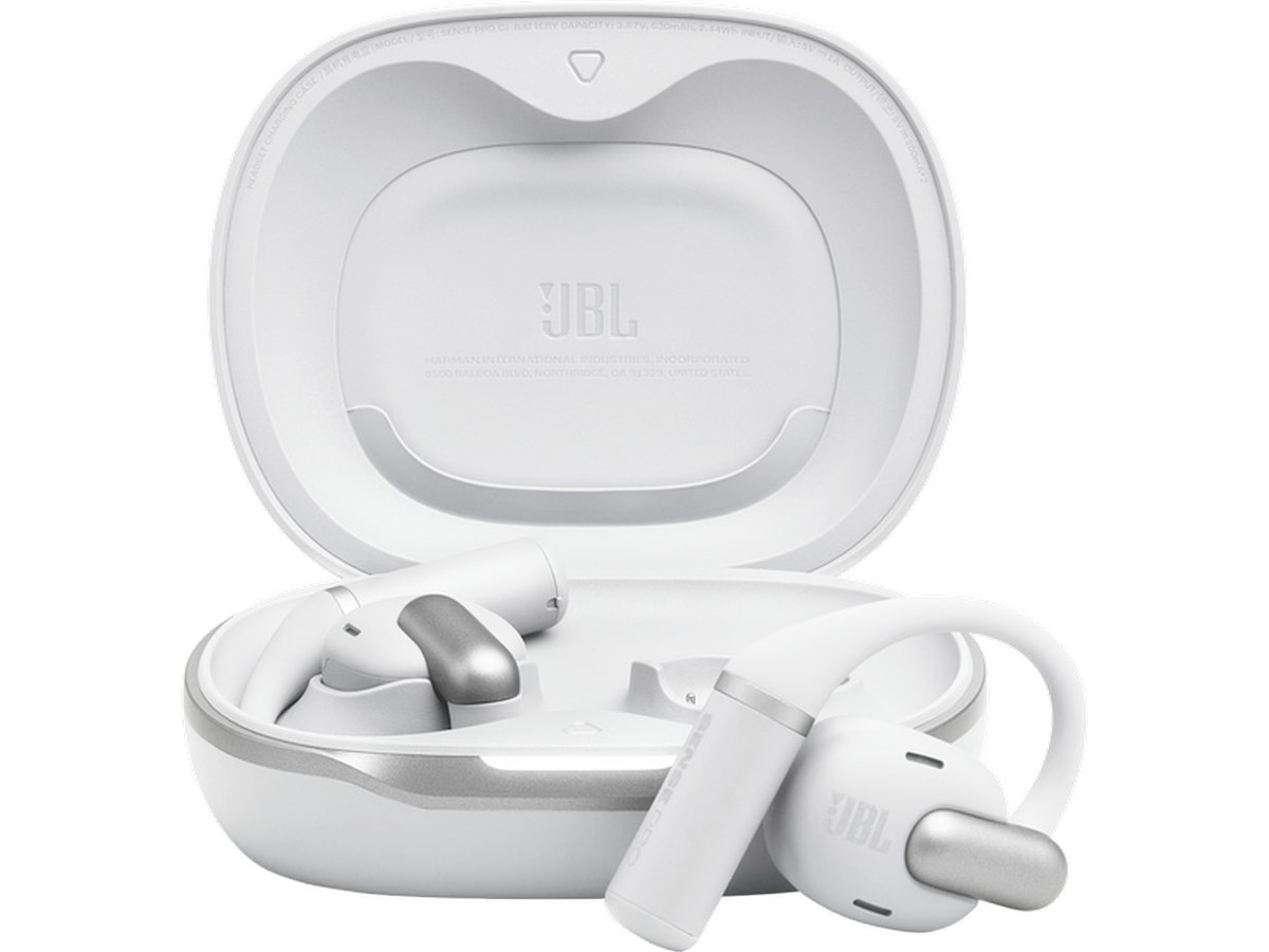 JBL Sense Pro Trådlösa öronsnäckor, Open-ear (vit) In-ear hörlurar