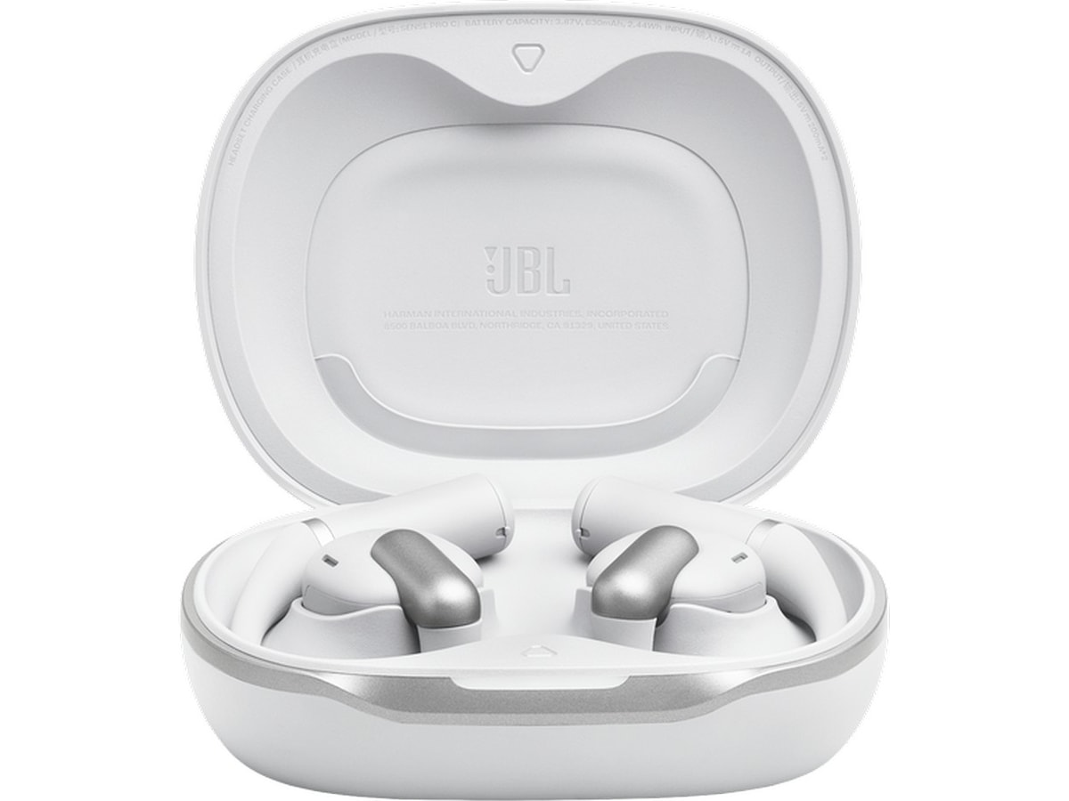JBL Sense Pro Trådlösa öronsnäckor, Open-ear (vit) In-ear hörlurar