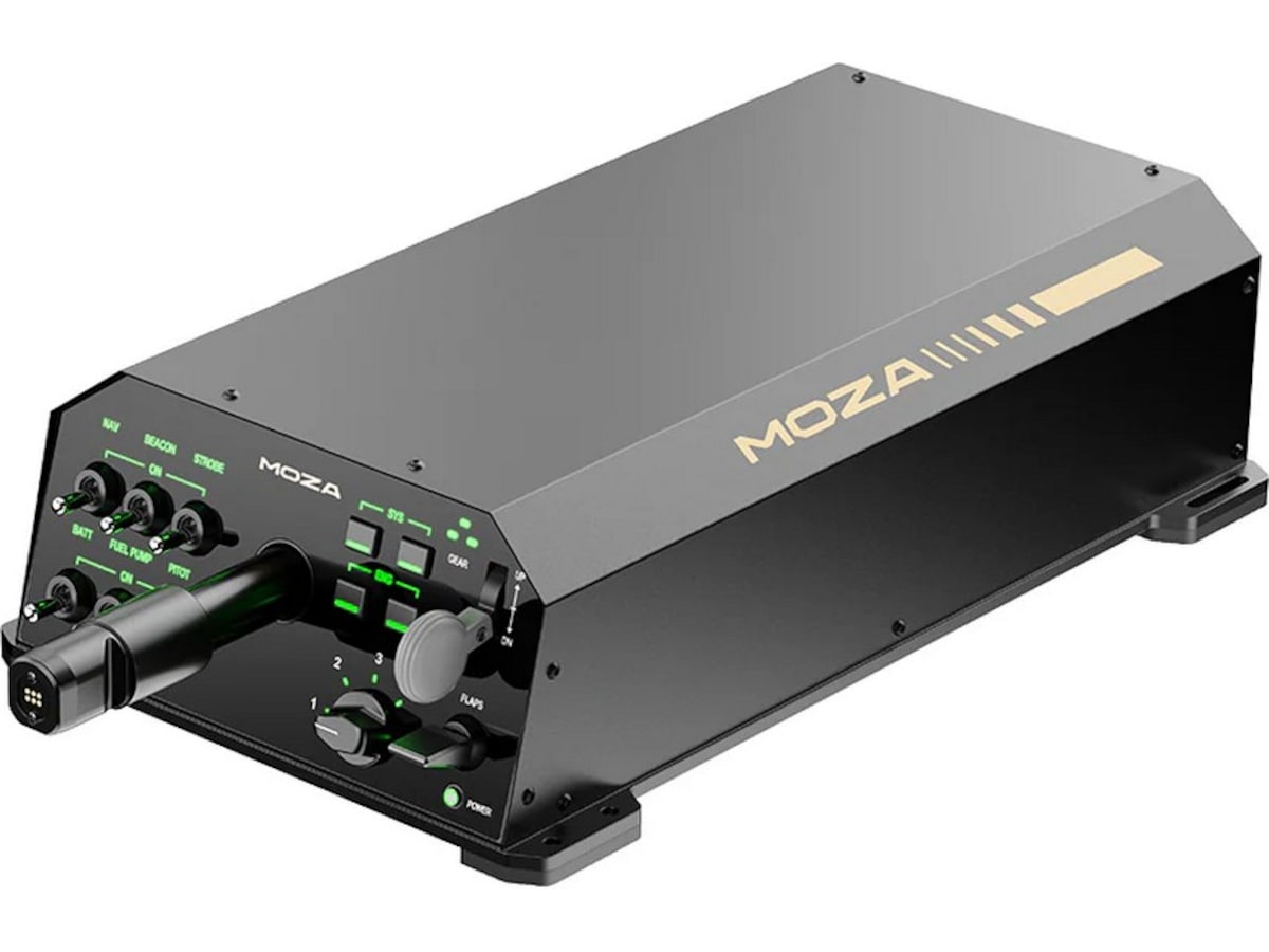 MOZA AY210 styrhornsbas force feedback Ratt och pedaler