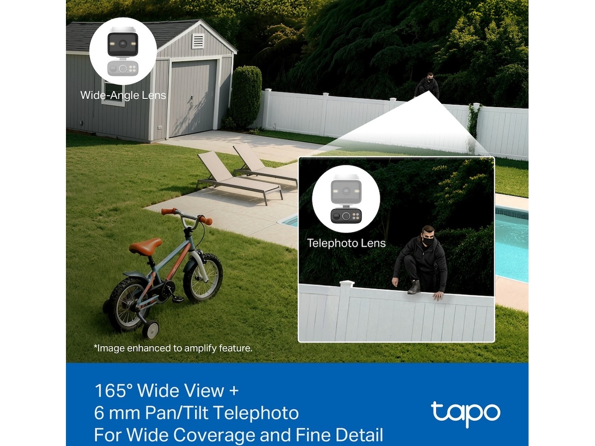 TP-Link Tapo C645D KIT övervakningskamera, solcellsdriven Övervakningskamera