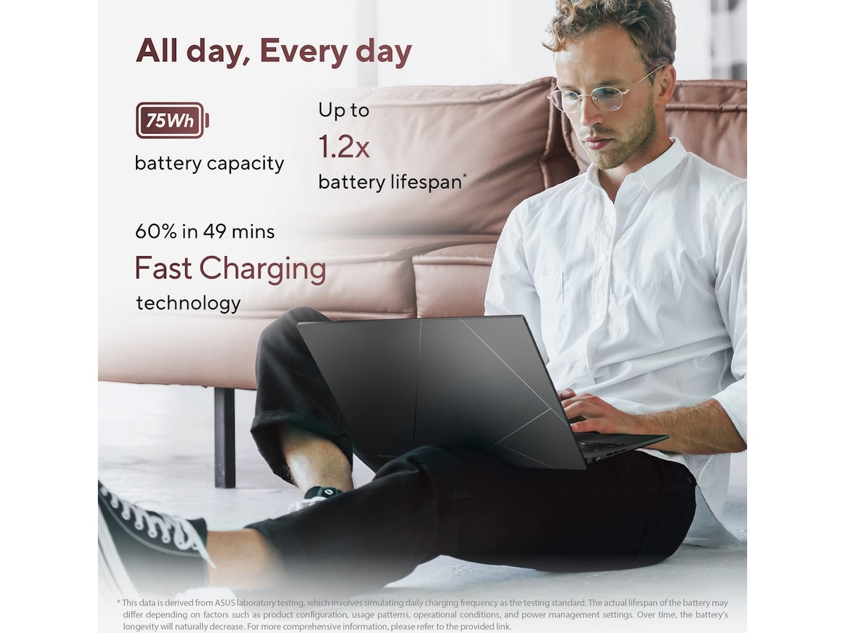 ASUS Zenbook 14 UM3406GA 14" WUXGA Touch (Jade Black) Datorer - Bärbara / laptop