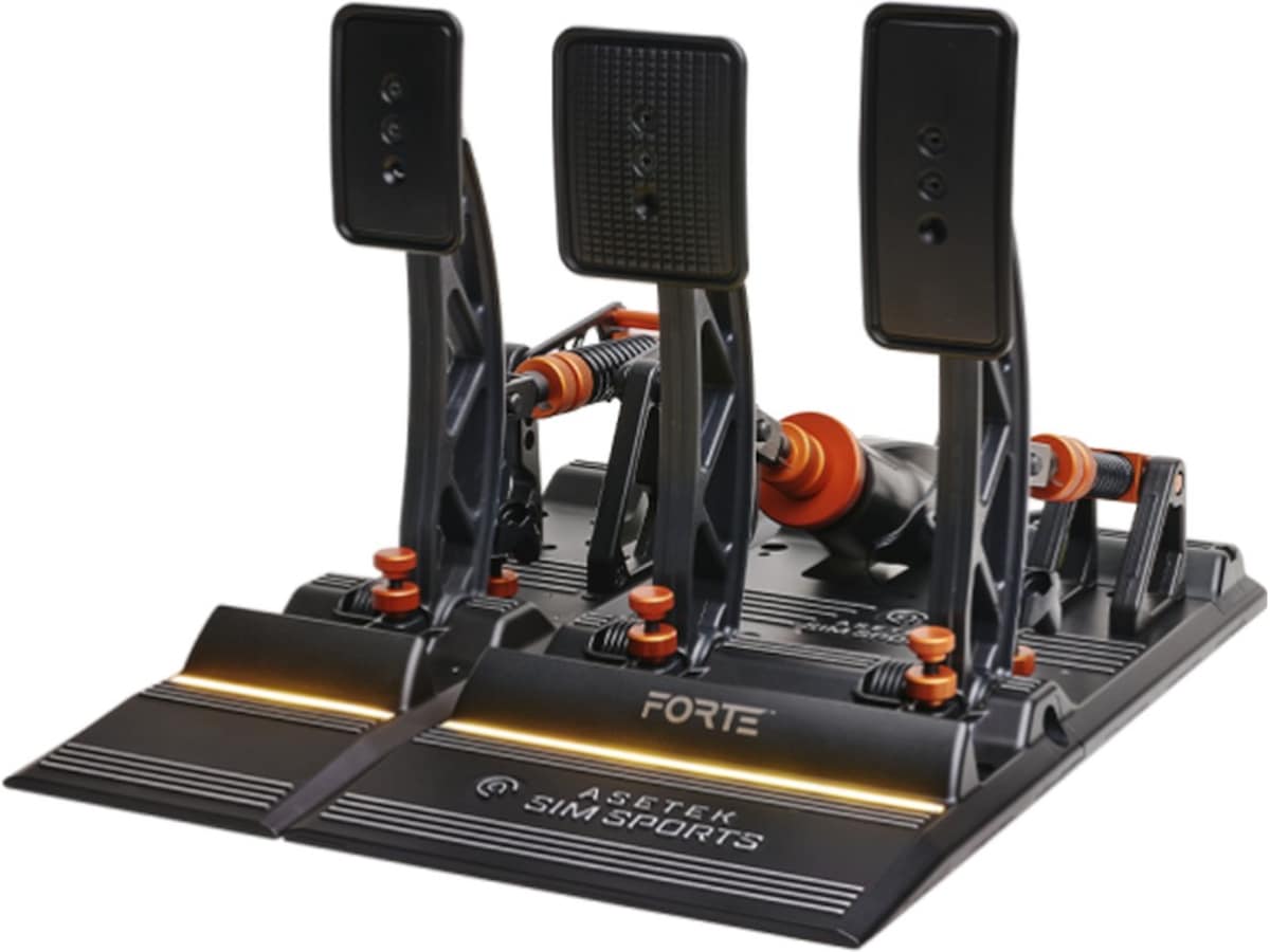 Asetek Forte simracing-pedaler broms och gas Ratt och pedaler