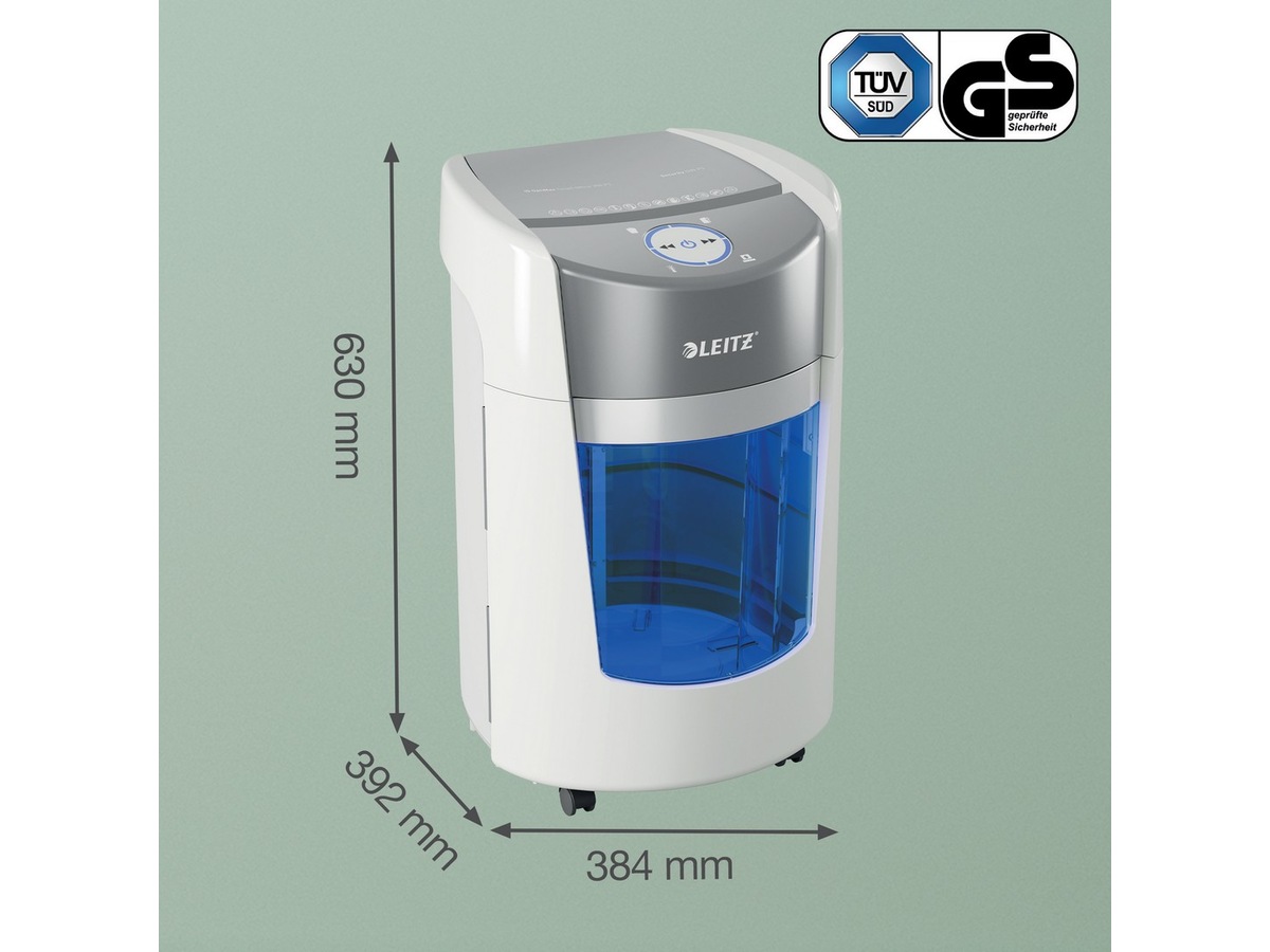 Leitz Dokumentförstörare IQ OptiMax Small Office 350 Mikroskärning P5 Dokumentförstörare