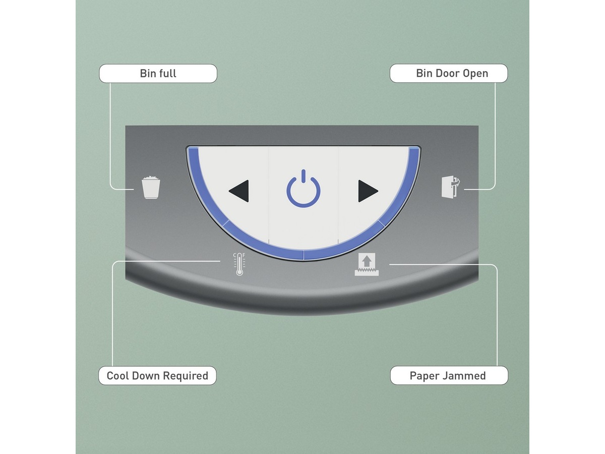 Leitz Dokumentförstörare IQ OptiMax Small Office 350 Mikroskärning P5 Dokumentförstörare