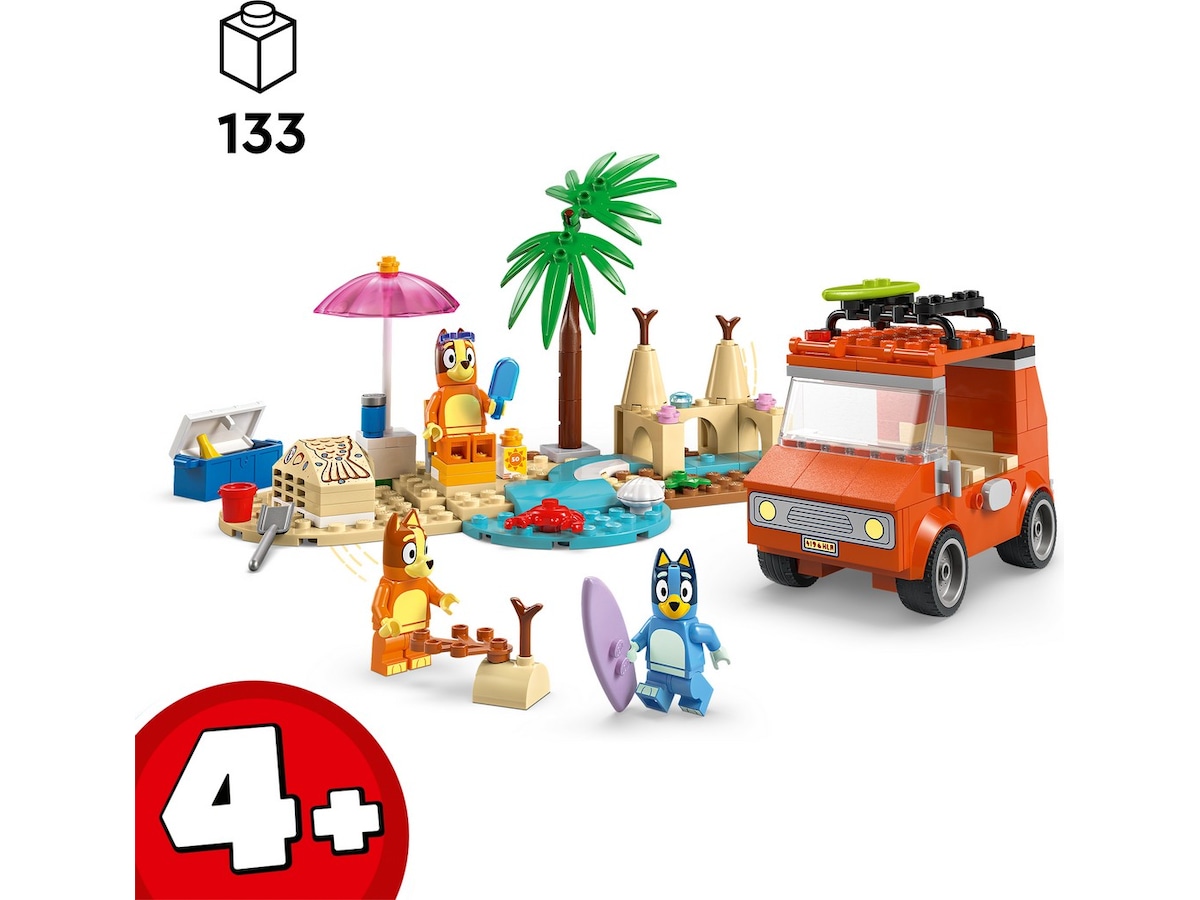 LEGO Bluey Bluey och familjens bilresa till stranden 11202 LEGO