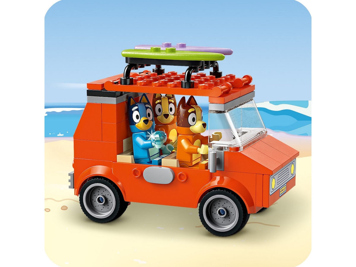 LEGO Bluey Bluey och familjens bilresa till stranden 11202 LEGO
