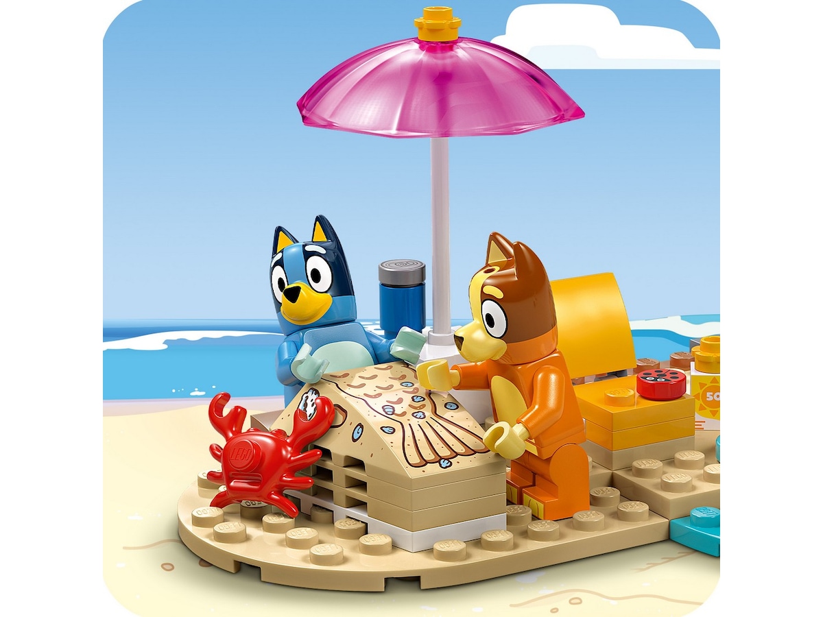 LEGO Bluey Bluey och familjens bilresa till stranden 11202 LEGO