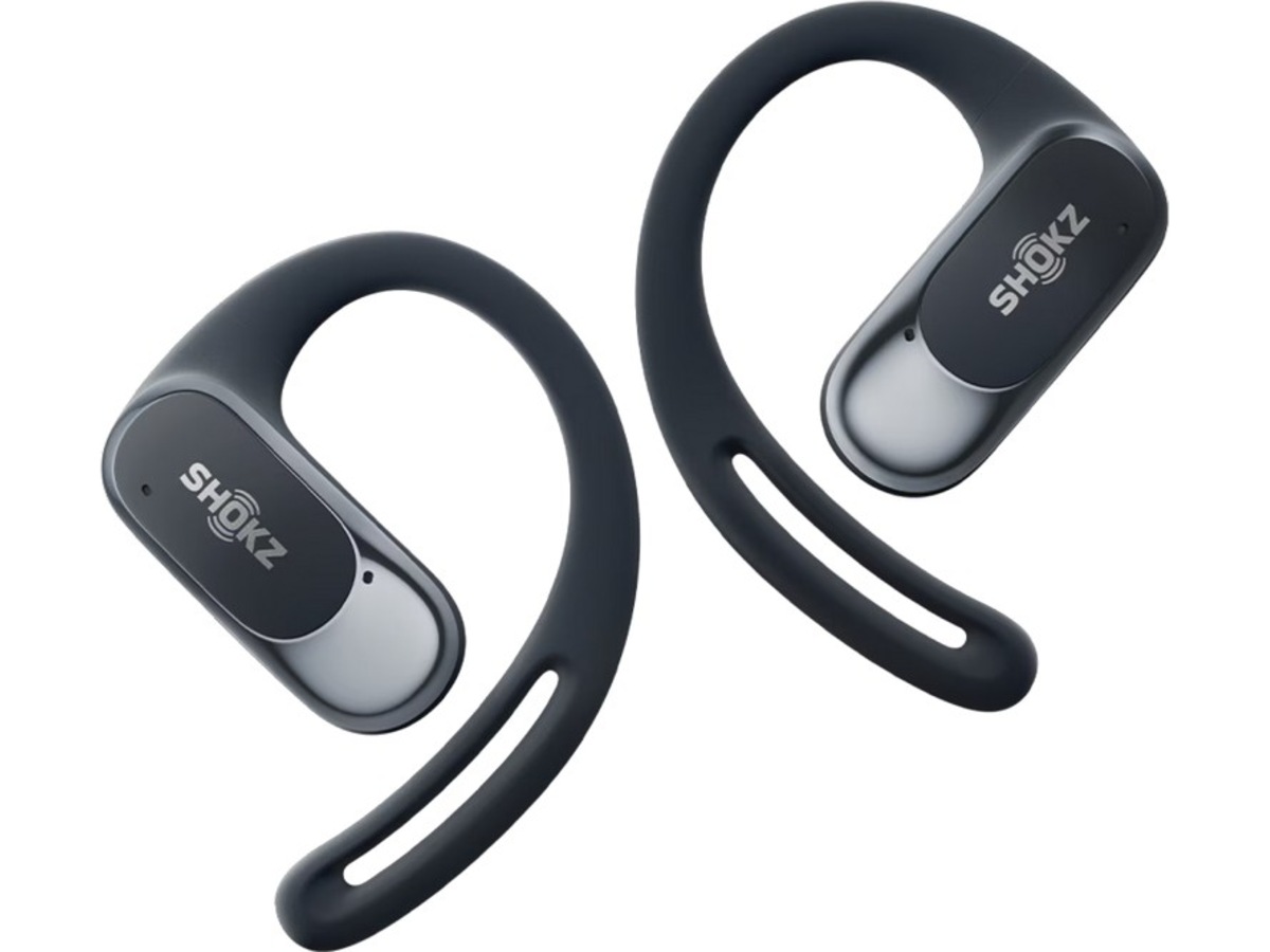 SHOKZ OpenFit Air Trådlösa öronsnäckor, open-ear (sort) -B-Grade Demo headset