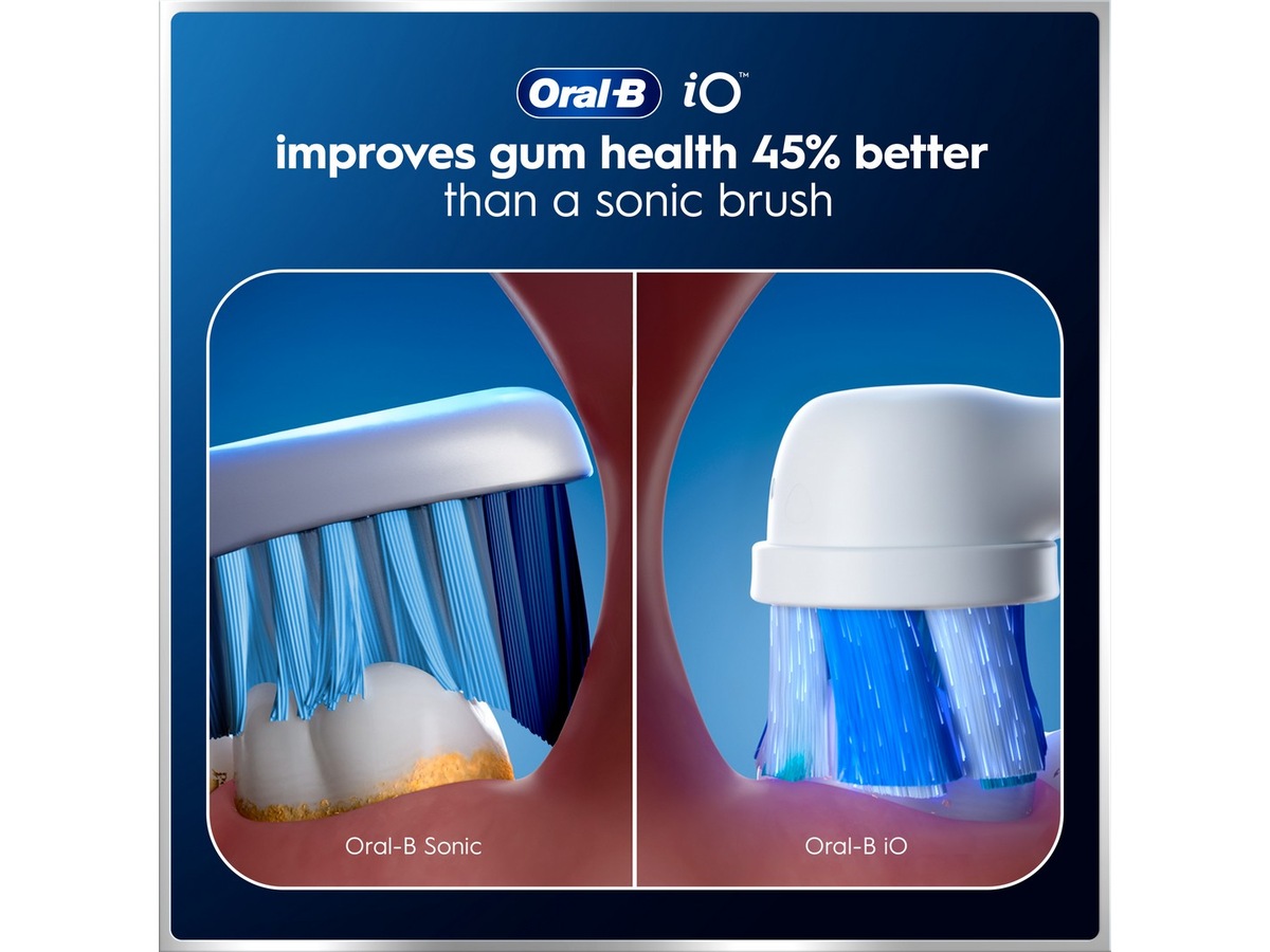 Oral-B iO6 elektrisk tandborste (grå) Tillbehör till tandvård