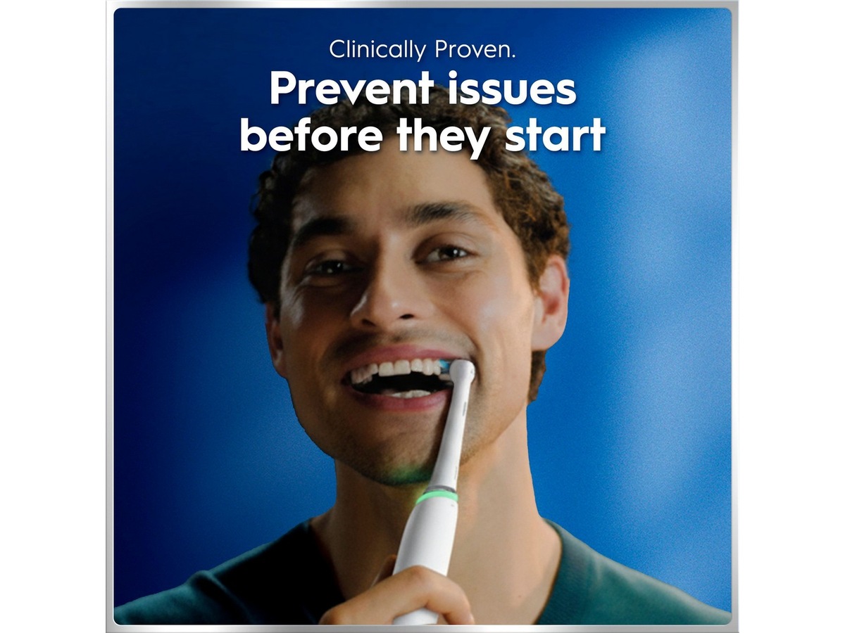 Oral-B iO6 elektrisk tandborste (grå) Tillbehör till tandvård