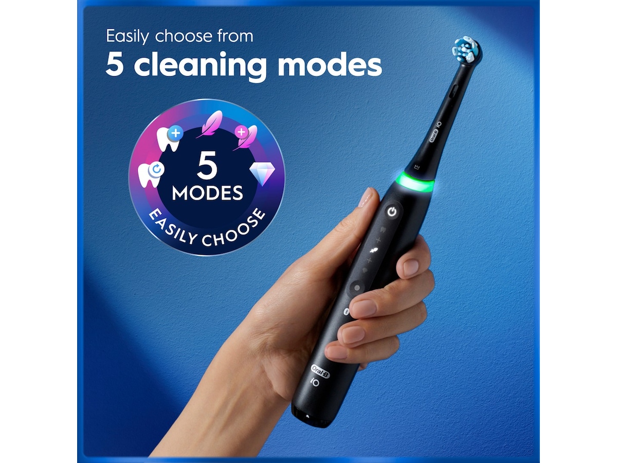 Oral-B iO5 elektrisk tandborste (rosa) Tillbehör till tandvård