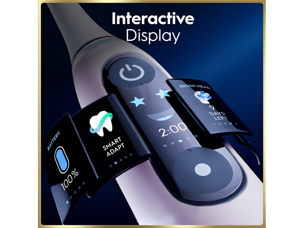 Oral-B iO9 elektrisk tandborste (rosa) Tillbehör till tandvård