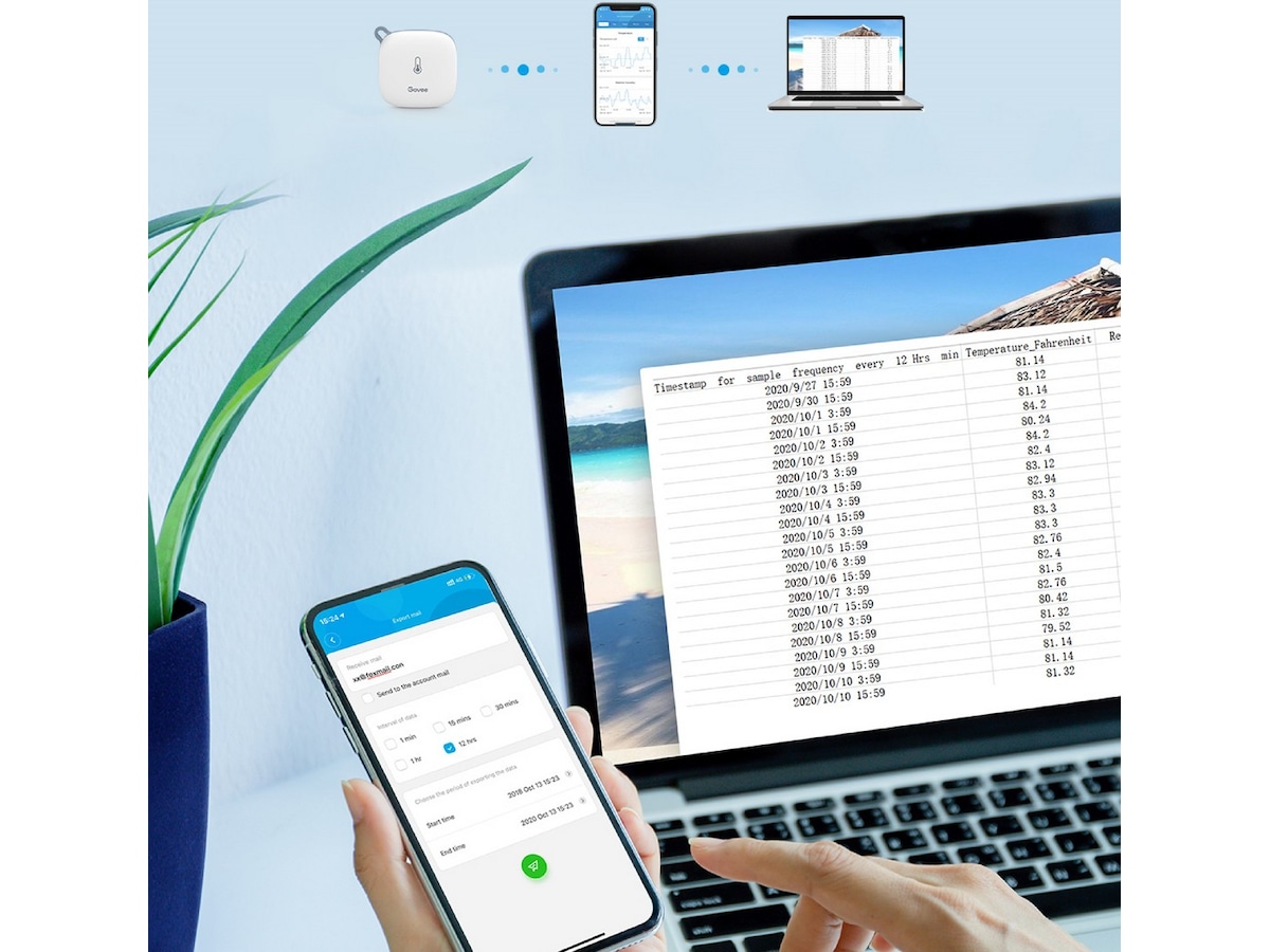Govee WiFi termo-hygrometer Sensorer