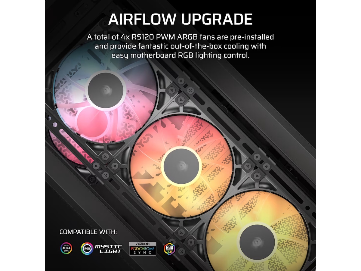 Corsair Frame 4000D LCD RS Performance midi torn (svart) Midi tower